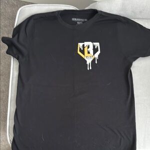 Black and Yellow Graphic Short Sleeve Tee